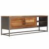 vidaXL TV Cabinet Recycled Teak and Steel 47.2"x11.8"x15.7"