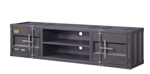 Cargo TV Stand; Gunmetal 91885