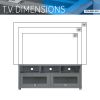 Durbin TV Stand for TVs up to 75in; Grey