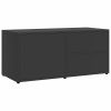 vidaXL TV Cabinet Gray 31.5"x13.4"x14.2" Engineered Wood