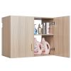 Wall Storage Cabinet ; Metal Wall Storage Cabinet with Lock for Kithen; Bathroom; Garage