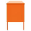 vidaXL TV Cabinet Orange 41.3"x13.8"x19.7" Steel