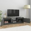 vidaXL TV Cabinet Gray 47.2"x11.8"x14" Engineered Wood