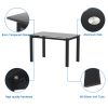 7-piece dining table set;  dining table and chair for 6