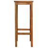 vidaXL Bar Chairs 2 pcs Solid Acacia Wood