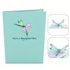 Mother's Day Dragonfly Greeting Card Student Stationery