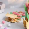 1pc New 3D Tulip Flower Greeting Card; Birthday Blessing Creative Handmade Paper Carving Ornament Greeting Card For Mom; Message Blessing Card