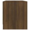 vidaXL TV Cabinet Brown Oak 35.4"x13.8"x15.7" Engineered Wood