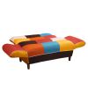 [VIDEO provided] Small Space Colorful Sleeper Sofa; Solid Wood Legs