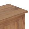 vidaXL TV Cabinet 59.1"x11.8"x11.8" Solid Teak Wood