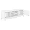 vidaXL TV Cabinet White 47.2"x11.8"x15.7" Wood