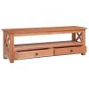 vidaXL TV Cabinet 47.2"x11.8"x15.8" Solid Mahogany Wood