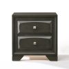 Soteris Nightstand in Antique Gray 26543