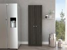 Multistorage Cabinet; Double Door; Five Shelves -Espresso / Black