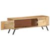 vidaXL TV Cabinet 43.3"x11.8"x15.7" Solid Mango Wood