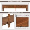 TREXM Console Table Sofa Table with Drawers Console Tables for Entryway with Drawers and Long Shelf Rectangular (Antique Walnut)