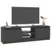 vidaXL TV Cabinet Gray 47.2"x11.8"x14" Engineered Wood