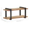 vidaXL TV Cabinet 35.4"x15.7"x15.7" Solid Reclaimed Wood