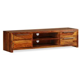 vidaXL TV Cabinet Solid Sheesham Wood 47.2"x11.8"x11.8"