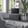 vidaXL TV Cabinet Gray 31.5"x13.4"x14.2" Engineered Wood