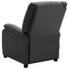 vidaXL Massage Chair Anthracite Faux Leather