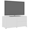 vidaXL TV Cabinet White 31.5"x13.4"x14.2" Engineered Wood