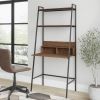 District Indoor Metal 2-Tier Ladder with Desk