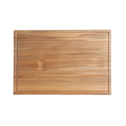 Kenmore Elite Kenosha 29 Inch Acacia Wood Cutting Board with Groove Handles