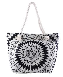 Summer Bag Bohemian Multifunctional Waterproof Beach Bag Swimsuit Storage Wash Bag Portable Women's Tote Bag With Zipper (Ships From: CN, Color: Bohemia)