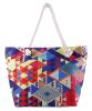 Summer Bag Bohemian Multifunctional Waterproof Beach Bag Swimsuit Storage Wash Bag Portable Women's Tote Bag With Zipper