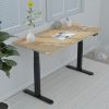 Height Adjustable Dual Motor Load Ergonomic Electric Standing Desk Frame 3-Stage With Memory Controller - Frame Only