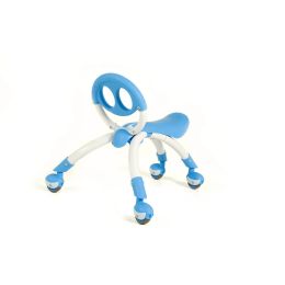 Walking Ride-On Toy - From Baby Walker to Toddler Ride On for Ages 9 Months to 3 Years Old (Color: Blue, Material: Metal plastic)