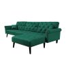 Convertible Sofa Bed Sleeper Velvet