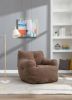 Soft Tufted foam bean bag chair with Teddy fabric