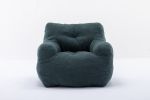 Soft Tufted foam bean bag chair with Teddy fabric