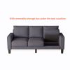 Modern Living Room Furniture L Shape Sofa with Ottoman