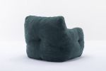 Soft Tufted foam bean bag chair with Teddy fabric