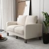 Modern Living Room Furniture Loveseat in Fabric