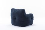 Soft Tufted foam bean bag chair with Teddy fabric