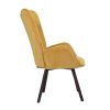 Modern Wingback Accent Armchair Living Room Tufted Velvet Upholstery