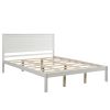 Platform Bed Frame with Headboard , Wood Slat Support , No Box Spring Needed ,Queen