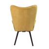 Modern Wingback Accent Armchair Living Room Tufted Velvet Upholstery