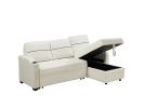 Leisure Pull-out Storage Sofa Chaise Longue Corner Broaching Bed for Living Room