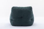 Soft Tufted foam bean bag chair with Teddy fabric