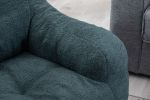 Soft Tufted foam bean bag chair with Teddy fabric