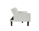 PU Leather Sofa Furniture Adjustable backrest Easily Assembles Loveseat