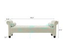 2038 Rectangular Large Sofa Stool for Living Room