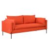 2 Piece Sofa Sets Modern Linen Fabric Upholstered Loveseat and 3 Seat Couch Set Furniture for Different Spaces; Living Room; Apartment(2+3 seat)