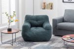 Soft Tufted foam bean bag chair with Teddy fabric