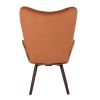 Modern Wingback Accent Armchair Living Room Tufted Velvet Upholstery